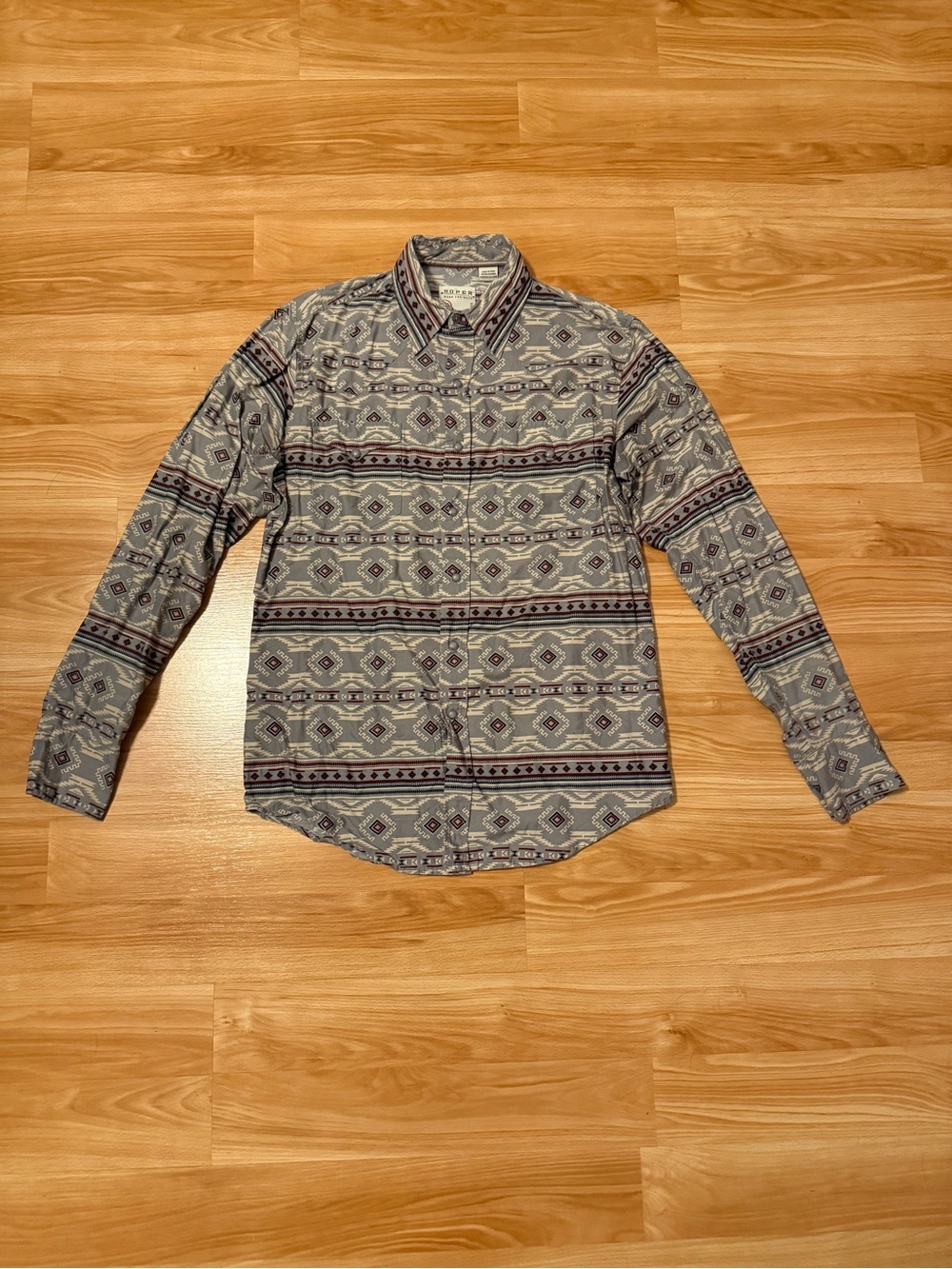 Roper Men's Aztec Pearl Snap
